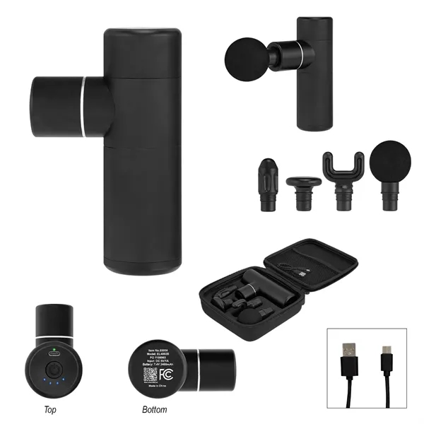 60W Deluxe Massage Gun... from ASI 61125 Hit Promotional Products / Hit®