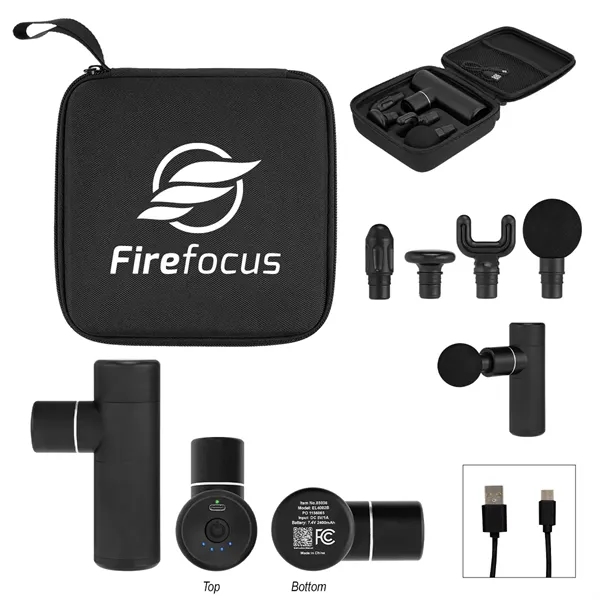 60W Deluxe Massage Gun... from ASI 61125 Hit Promotional Products / Hit®