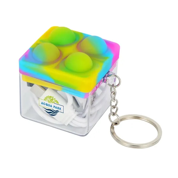 Charging Cable with Keyring & Screen Cleaner... from ASI 36730 Ariel Premium Supply Inc