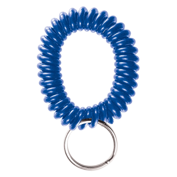 Wrist band style badge holder with expandable coil and 7/8" split... from ASI 79898 Promovision / PROMOVISION