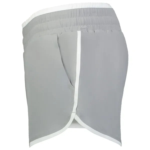 Ladie's breathable court shorts with a 4" inseam.... from ASI 37461 Augusta Sportswear / Holloway Sportswear