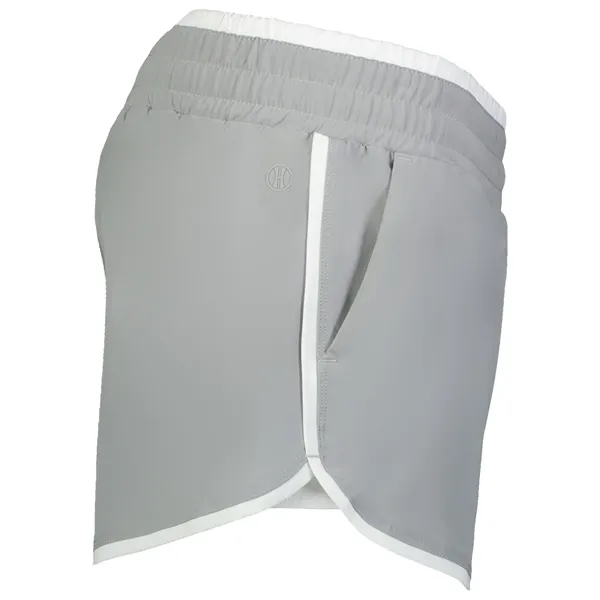 Ladie's breathable court shorts with a 4" inseam.... from ASI 37461 Augusta Sportswear / Holloway Sportswear