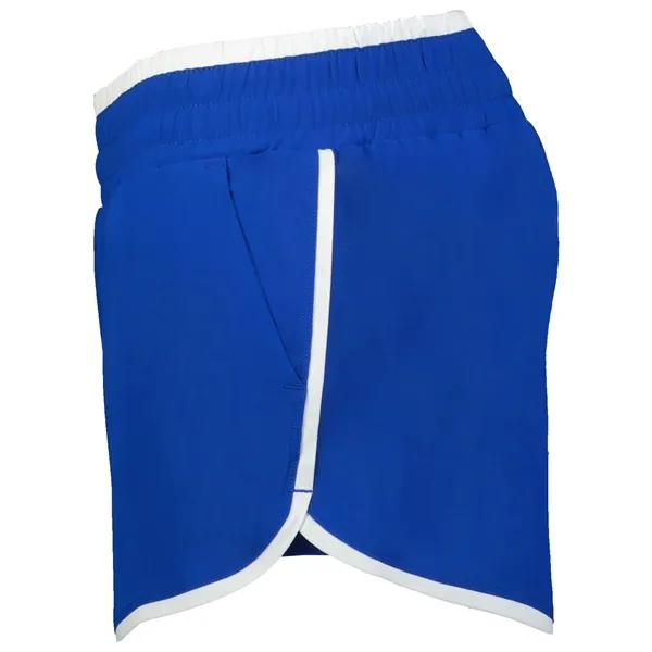 Ladie's breathable court shorts with a 4" inseam.... from ASI 37461 Augusta Sportswear / Holloway Sportswear