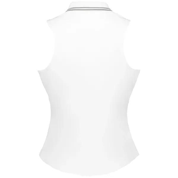 Ladies' sleeveless polo with zippered placket.... from ASI 37461 Augusta Sportswear / Holloway Sportswear