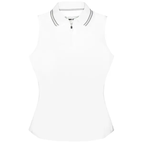 Ladies' sleeveless polo with zippered placket.... from ASI 37461 Augusta Sportswear / Holloway Sportswear