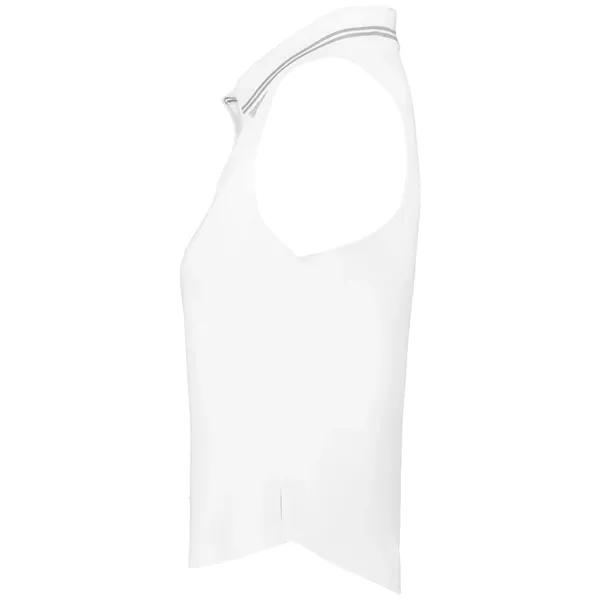 Ladies' sleeveless polo with zippered placket.... from ASI 37461 Augusta Sportswear / Holloway Sportswear