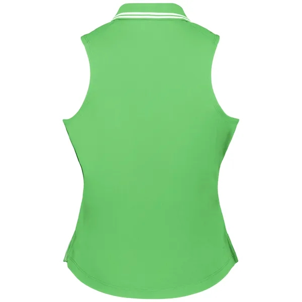 Ladies' sleeveless polo with zippered placket.... from ASI 37461 Augusta Sportswear / Holloway Sportswear