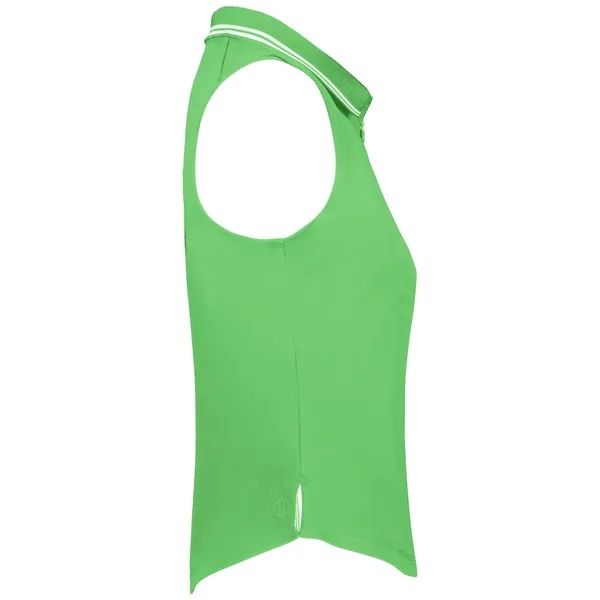 Ladies' sleeveless polo with zippered placket.... from ASI 37461 Augusta Sportswear / Holloway Sportswear