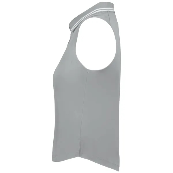 Ladies' sleeveless polo with zippered placket.... from ASI 37461 Augusta Sportswear / Holloway Sportswear