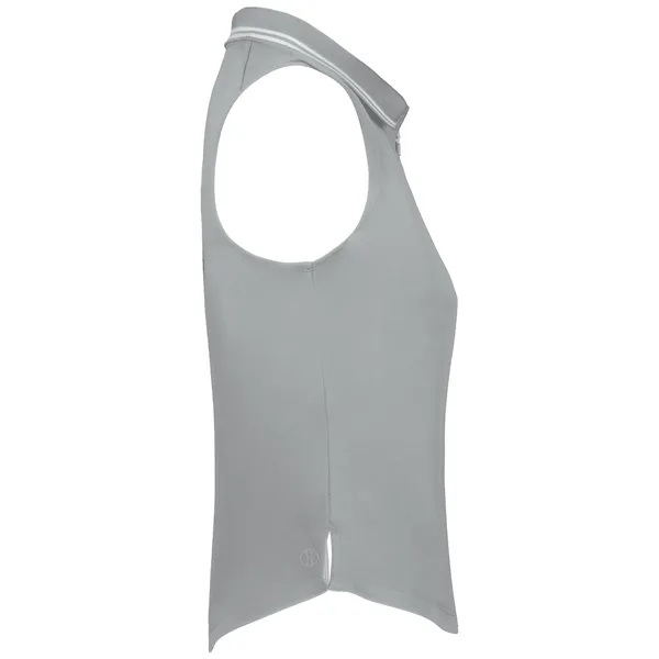 Ladies' sleeveless polo with zippered placket.... from ASI 37461 Augusta Sportswear / Holloway Sportswear