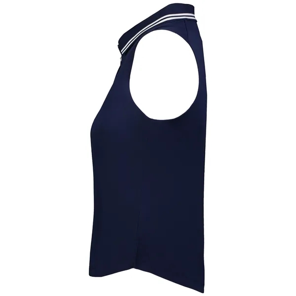 Ladies' sleeveless polo with zippered placket.... from ASI 37461 Augusta Sportswear / Holloway Sportswear