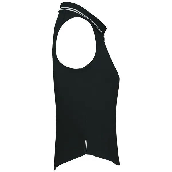 Ladies' sleeveless polo with zippered placket.... from ASI 37461 Augusta Sportswear / Holloway Sportswear