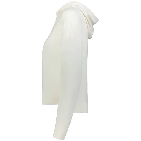 Girls hoodie with raw edge detailing.... from ASI 37461 Augusta Sportswear / Holloway Sportswear