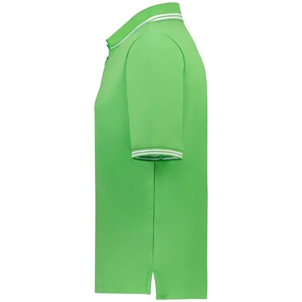 Moisture wicking adult size polo with zippered placket.... from ASI 37461 Augusta Sportswear / Holloway Sportswear