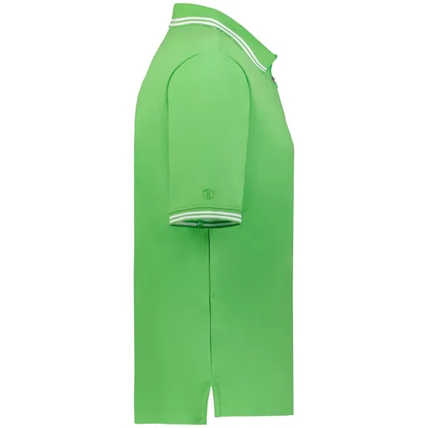 Moisture wicking adult size polo with zippered placket.... from ASI 37461 Augusta Sportswear / Holloway Sportswear