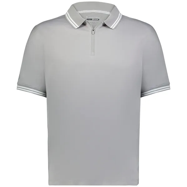 Moisture wicking adult size polo with zippered placket.... from ASI 37461 Augusta Sportswear / Holloway Sportswear