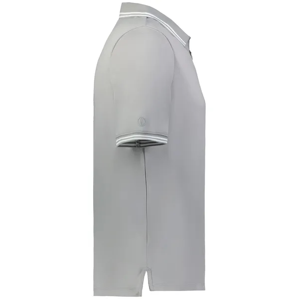 Moisture wicking adult size polo with zippered placket.... from ASI 37461 Augusta Sportswear / Holloway Sportswear