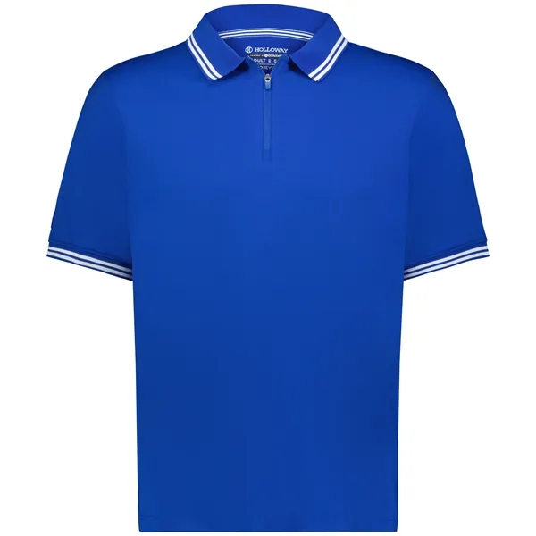 Moisture wicking adult size polo with zippered placket.... from ASI 37461 Augusta Sportswear / Holloway Sportswear