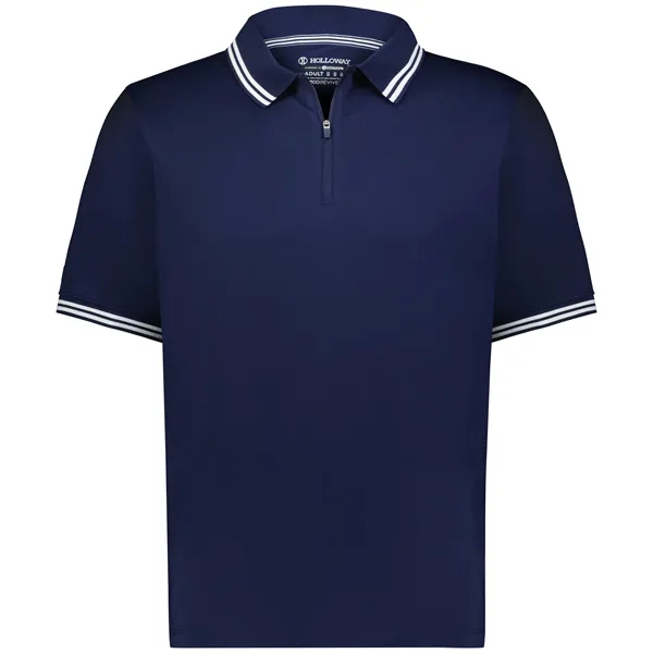 Moisture wicking adult size polo with zippered placket.... from ASI 37461 Augusta Sportswear / Holloway Sportswear