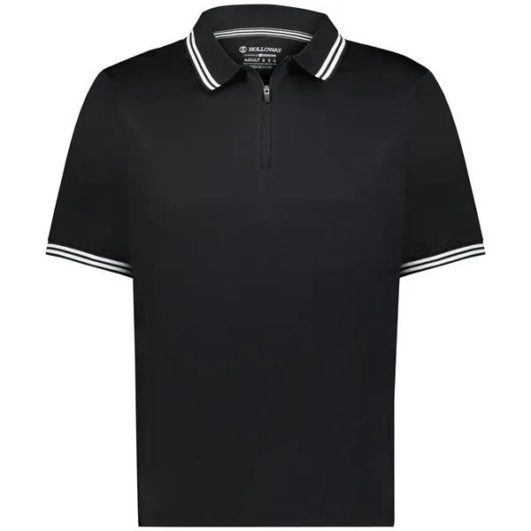 Moisture wicking adult size polo with zippered placket.... from ASI 37461 Augusta Sportswear / Holloway Sportswear