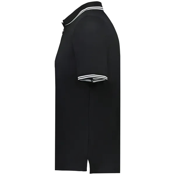 Moisture wicking adult size polo with zippered placket.... from ASI 37461 Augusta Sportswear / Holloway Sportswear