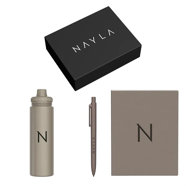 Gift Set includes:..P926.. - LARGE JOURNAL GIFT BOX BOTTLE FIT..ST4863.. -... from ASI 88660 Spector & Co.