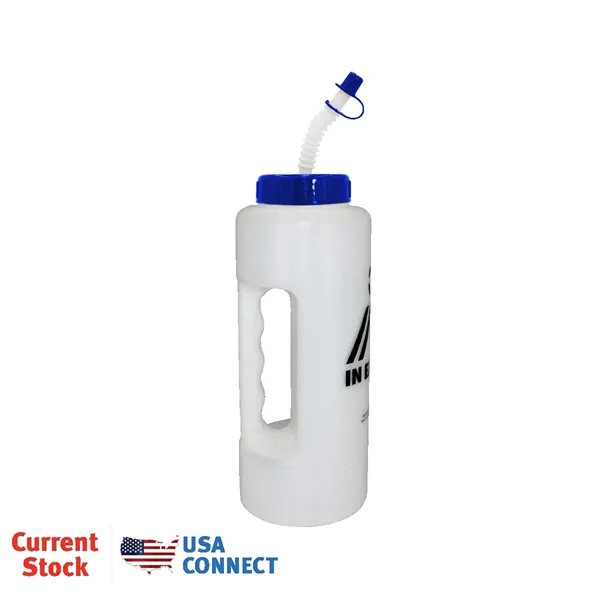 32 oz Grip Bottle with Flexible Straw - USA Connect... from ASI 30270 Aakron Line