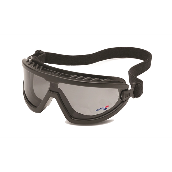 Black frame, gray anti-fog lens, Wheelz goggles. Printed on lower lens... from ASI 79951 Promosafe
