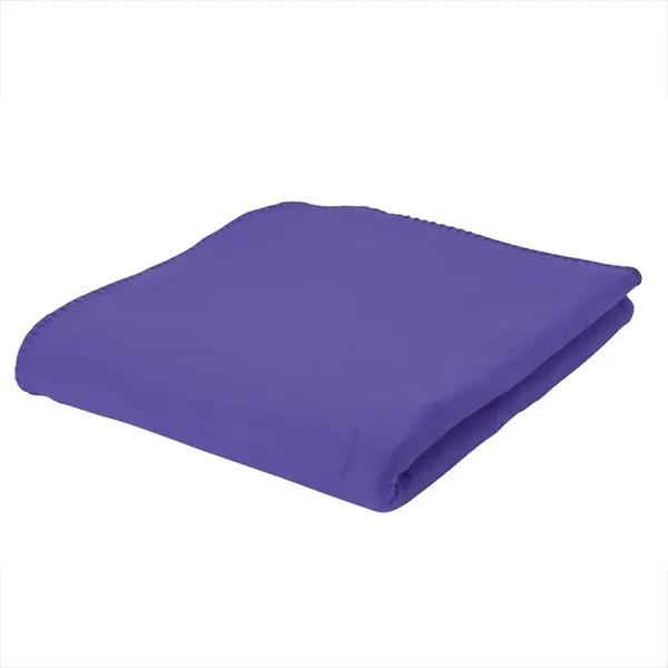 0.12" x 60" x 50" fleece blanket with color-matching whipstitch edging.... from ASI 67866 Logomark/Valumark