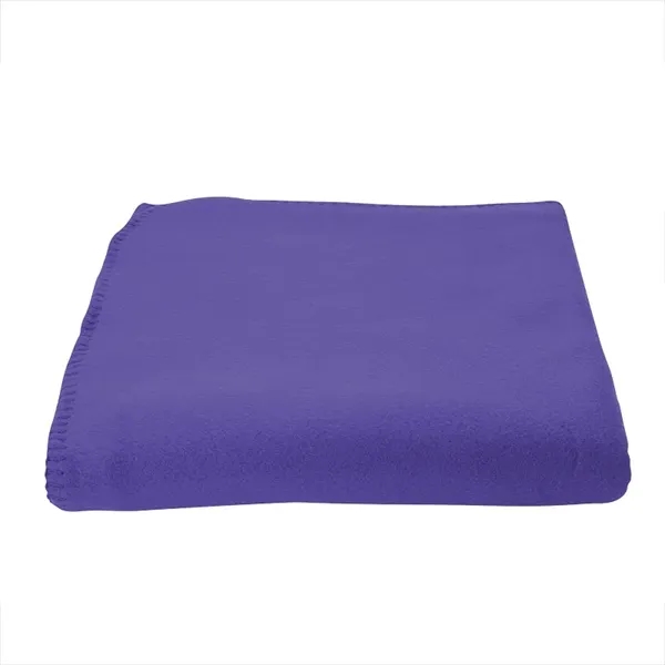0.12" x 60" x 50" fleece blanket with color-matching whipstitch edging.... from ASI 67866 Logomark/Valumark