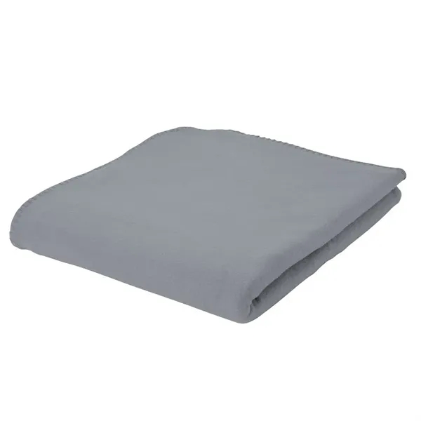 0.12" x 60" x 50" fleece blanket with color-matching whipstitch edging.... from ASI 67866 Logomark/Valumark