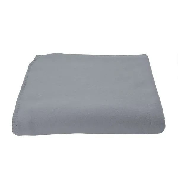 0.12" x 60" x 50" fleece blanket with color-matching whipstitch edging.... from ASI 67866 Logomark/Valumark