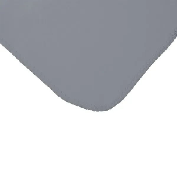 0.12" x 60" x 50" fleece blanket with color-matching whipstitch edging.... from ASI 67866 Logomark/Valumark