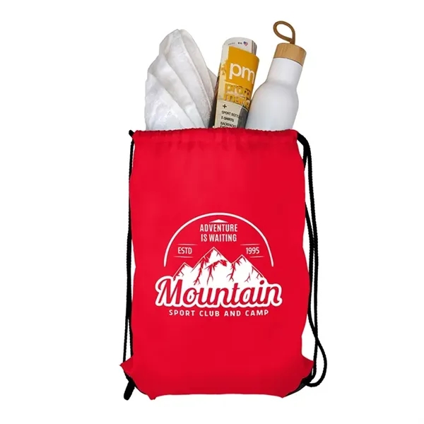 210D RPET sport bag with drawstring closure... from ASI 67866 Logomark/Valumark