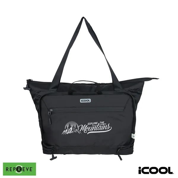 iCOOL® Rockvale Repreve® Packable Puffer 20-Can Cooler Tote... from ASI 67866 Logomark/Valumark