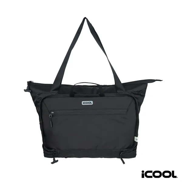 iCOOL® Rockvale Repreve® Packable Puffer 20-Can Cooler Tote... from ASI 67866 Logomark/Valumark