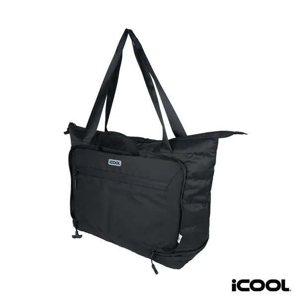 iCOOL® Rockvale Repreve® Packable Puffer 20-Can Cooler Tote... from ASI 67866 Logomark/Valumark