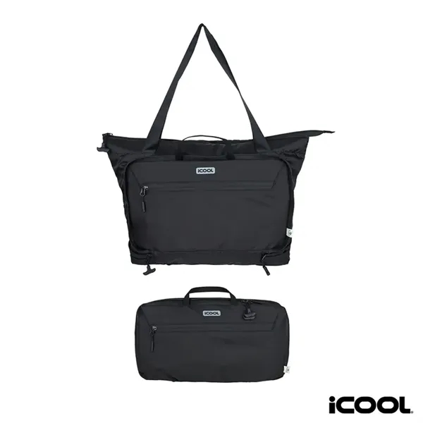 iCOOL® Rockvale Repreve® Packable Puffer 20-Can Cooler Tote... from ASI 67866 Logomark/Valumark