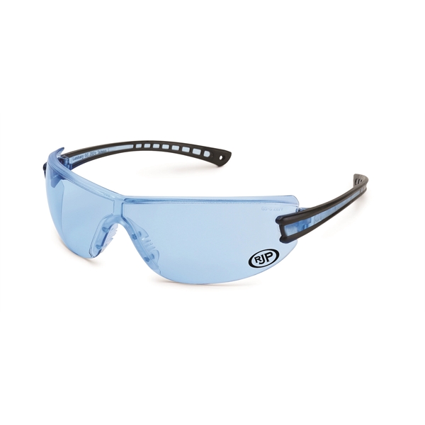 Black frame, elastic temple, Luminary safety glasses. Complies with ANSI. Printed... from ASI 79951 Promosafe / Promosafe
