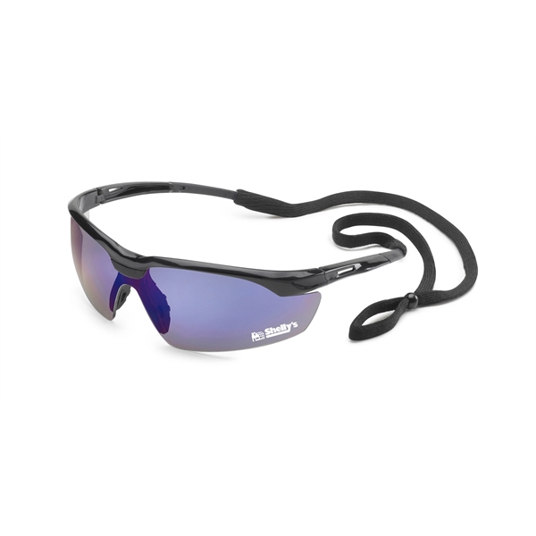 Black frame, flexible temple, Conqueror safety glasses. Printed on temple or... from ASI 79951 Promosafe / Promosafe