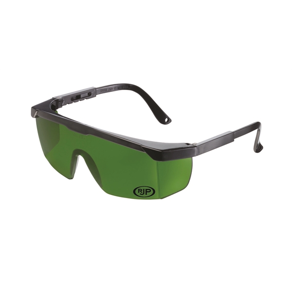 Black lens, black frame, Strobe IR welding safety glasses. Printed on... from ASI 79951 Promosafe