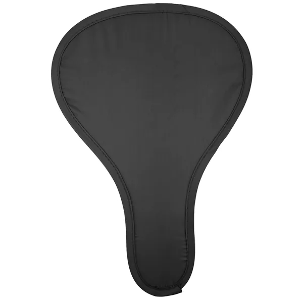 Folding hand fan with an elastic strap and silver on one... from ASI 40480 Koozie Group