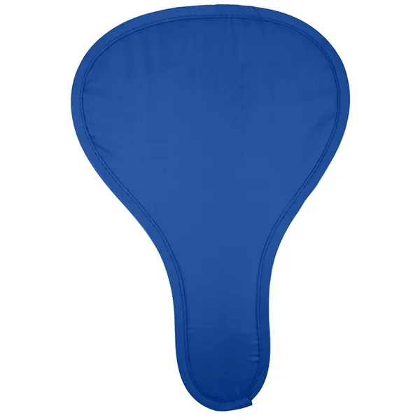 Folding hand fan with an elastic strap and silver on one... from ASI 40480 Koozie Group