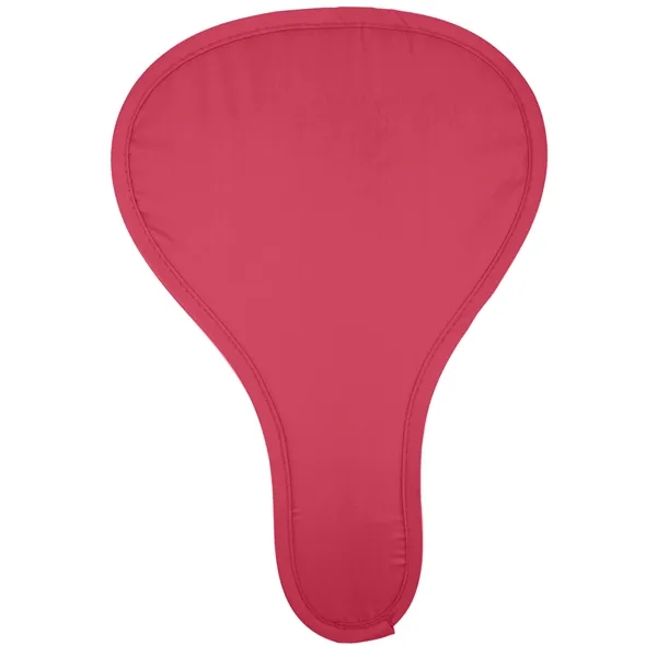 Folding hand fan with an elastic strap and silver on one... from ASI 40480 Koozie Group