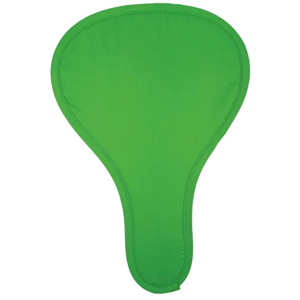 Folding hand fan with an elastic strap and silver on one... from ASI 40480 Koozie Group