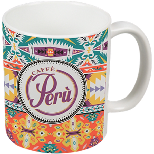 11 ounce stoneware mug with easy-grip handle and protective coating,... from ASI 57653 Gold Bond