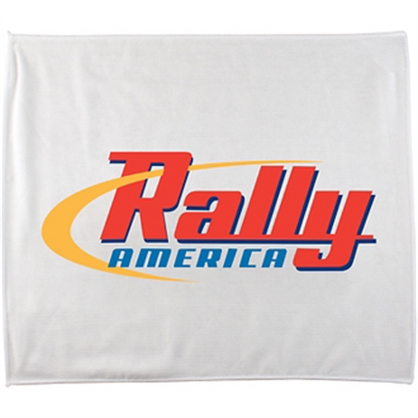 15" x 18" polyester and polyamide blend rally towel with imprint... from ASI 57653 Gold Bond