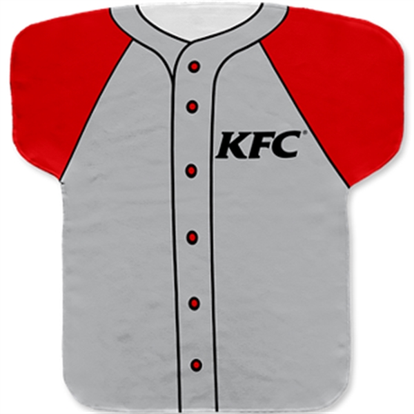 17" x 18" jersey-shaped cooling towel with edge-to-edge sublimation.... from ASI 57653 Gold Bond