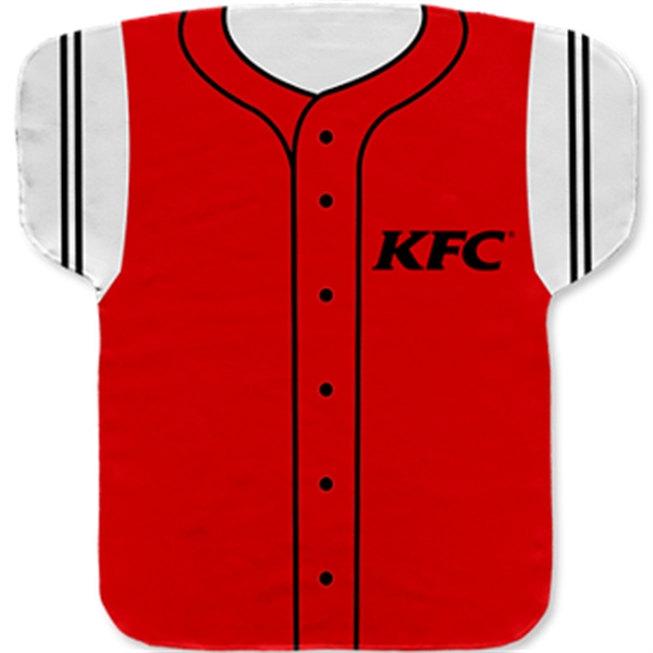 17" x 18" jersey-shaped cooling towel with edge-to-edge sublimation.... from ASI 57653 Gold Bond