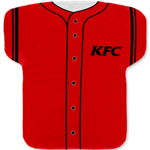 17" x 18" jersey-shaped cooling towel with edge-to-edge sublimation.... from ASI 57653 Gold Bond